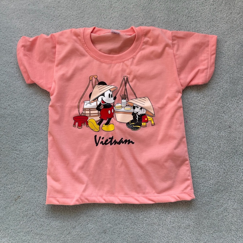 Mickey and Minnie in Vietnam Baby Tee
